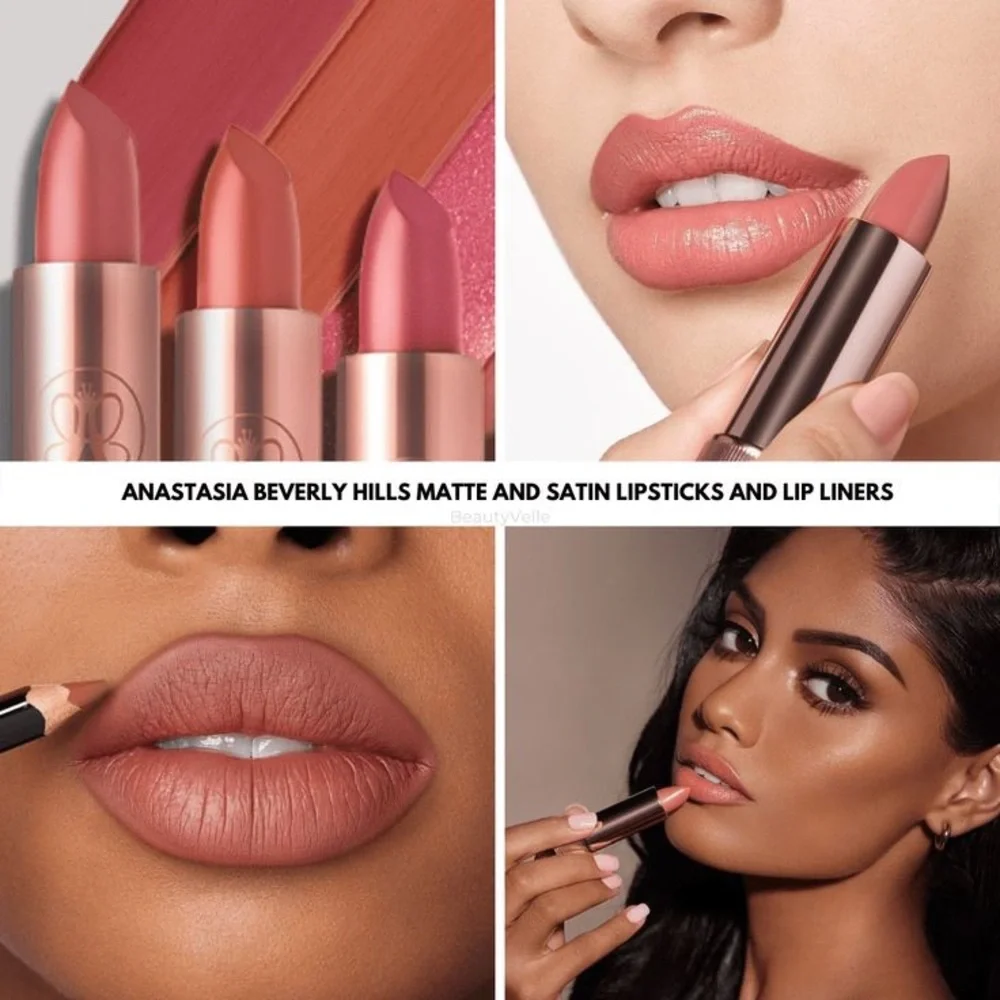 Rose Brown Anastasia Beverly Hills Satin Lipstick Brand New in Box Authentic